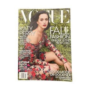 Vogue Magazine July 2013 Fall Fashion Katy Perry Cover Beauty Style Pop Culture